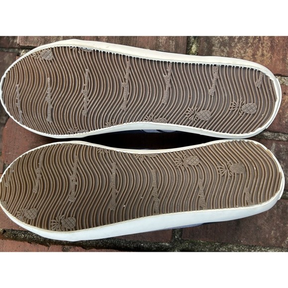 Tommy Bahama Canvas Sneaker Cove Island Blue Floral Size 8 - Picture 8 of 8